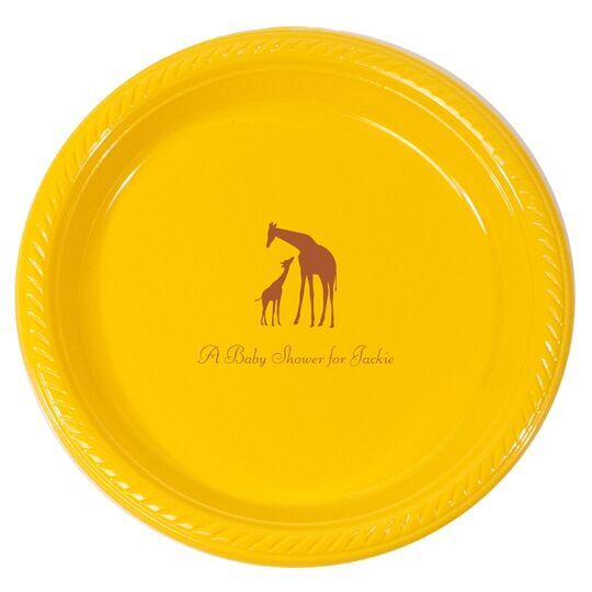 Giraffe Duo Plastic Plates